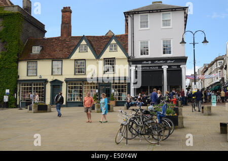 Marktplatz, Bury St Edmunds, England Stockfoto