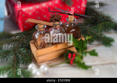 Weihnachten-Aromen für leckeres Gebäck Stockfoto