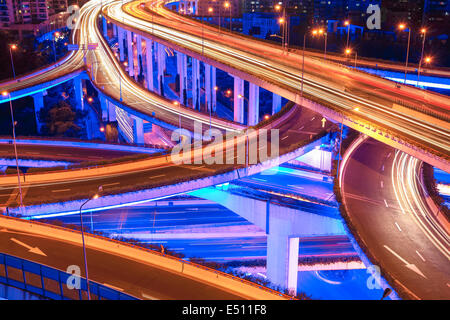 schöne Stadt Austausch Überführung closeup Stockfoto