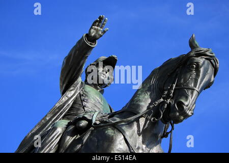 General Dufour Statue, Genf, Schweiz Stockfoto