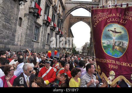 Palermo, Santa Rosalia, 390 Palermo, 15. Juli 2014, religiöse Feier, Sizilien, Italien, Europa Stockfoto