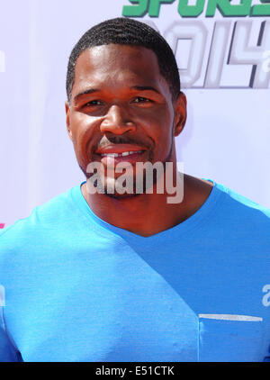 Los Angeles, Kalifornien, USA. 17. Juli 2014. Michael Strahan besucht die 2014 Nickelodeon Kids' Choice Sports Awards an der UCLA Pauley Pavilion in Los Angeles, Kalifornien am 17. Juli 2014 statt. 2014-Credit: D. Long/Globe Fotos/ZUMA Draht/Alamy Live-Nachrichten Stockfoto