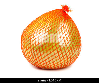 Verpackt in Plastik Fadenkreuz pomelo Stockfoto