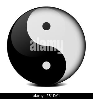 Yin Yang Symbol Stockfoto