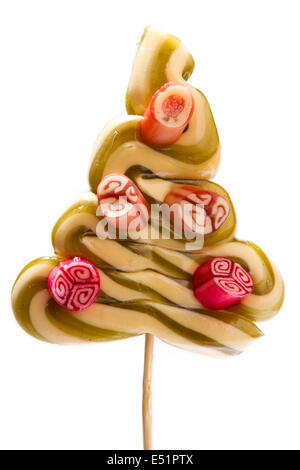 Süßigkeiten Sie in Form eines Weihnachtsbaumes Stockfoto