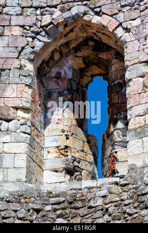 Clifford es Tower in York, eine Stadt in England Stockfoto