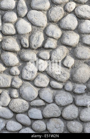 Abstrakte Teil eines alten Zaun aus Stein Stockfoto