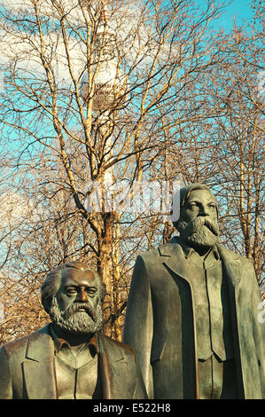 Marx-Engels-Denkmal Deutschland Berlin Stockfoto