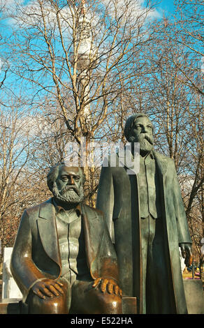 Marx-Engels-Denkmal Deutschland Berlin Stockfoto