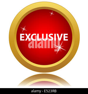 Neue exklusive Symbol Stockfoto