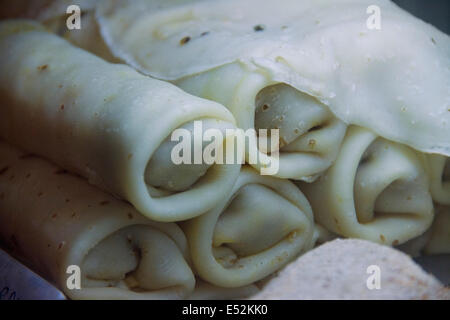 Große Auswahl an Wrap sandwiches Stockfoto