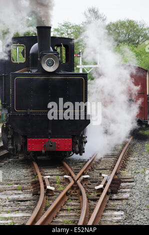 Welsh Highland Heritage Railway, Porthmadog, Gwynedd Stockfoto