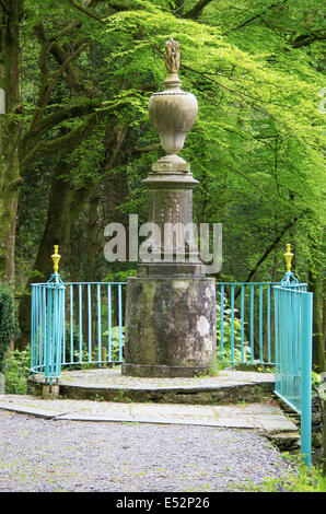 Plas Brondanw Gärten, Llanfrothen, Snowdonia, Nordwales Stockfoto