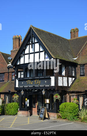 Ely, London Road, Blackwater, Hampshire, England, Vereinigtes Königreich Stockfoto