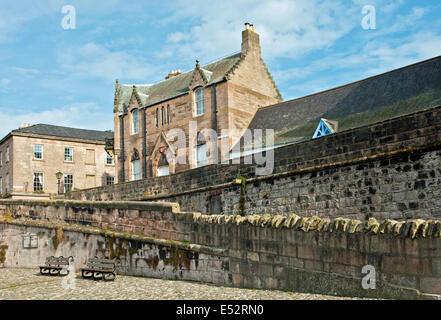 Die Kaimauern in Berwick am Tweed Northumberland Nordenglands nahe der schottischen Grenze Stockfoto