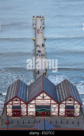 Saltburn viktorianischen Pier Saltburn-by-the-Sea, Redcar und Cleveland, North Yorkshire Stockfoto