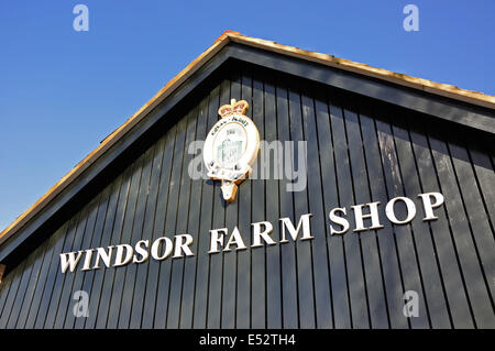 Windsor Farm Shop, Datchet Road, Old Windsor, Berkshire, England, Großbritannien Stockfoto