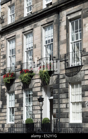 Außenseite des Gebäudes in Neustadt Abercromby Place, Edinburgh Stockfoto