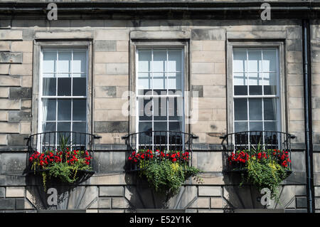 Außenseite des Gebäudes in Neustadt Abercromby Place, Edinburgh Stockfoto