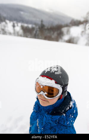 junge Skifahrer Stockfoto