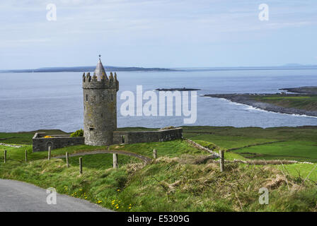 Doonagore Castle Doolin co. Clare Irland Stockfoto