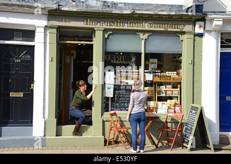 Die rustikale Food Company Café, Regent Street, Royal Leamington Spa, Warwickshire, England, Vereinigtes Königreich Stockfoto