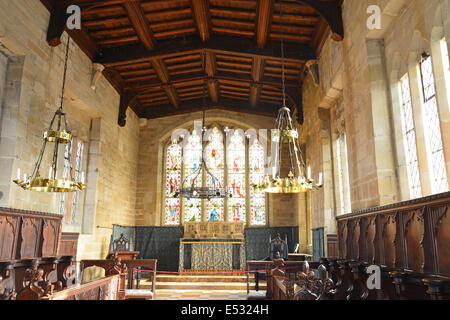 Die Chantry Kapelle des St. James, Lord Leycester Hospital, High Street, Warwick, Warwickshire, England, Vereinigtes Königreich Stockfoto