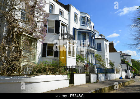 Periode Häuser, Riverside, Twickenham, London Borough of Richmond upon Thames, Greater London, England, Vereinigtes Königreich Stockfoto