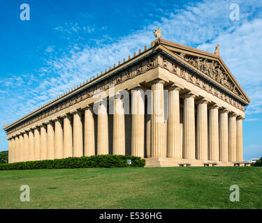 Parthenon Replica im Centennial Park in Nashville, Tennessee, USA. Stockfoto