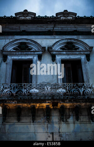 Haus im Kolonialstil in Mérida Yucatán abgebrochen Stockfoto