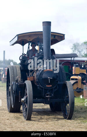 Dampfmaschine auf einer Dampf-Kundgebung Stockfoto