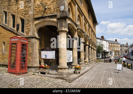 Castle Cary, eine kleine Marktstadt in Somerset, England UK die Markthalle Stockfoto