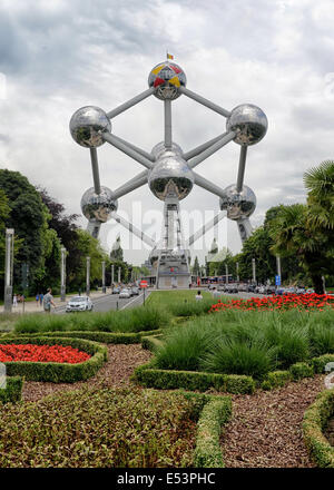 Atomium-Gebäude in Brüssel, Belgien Stockfoto