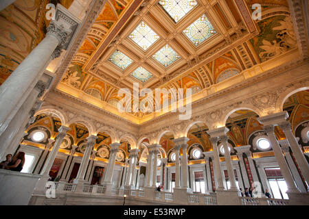 Die Library of Congress ist die Forschungsbibliothek, offiziell dient der Kongress der Vereinigten Staaten, aber welche ist die de-facto-nat Stockfoto