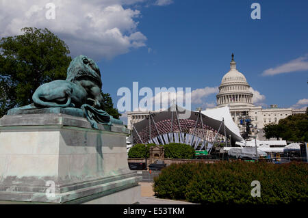 WASHINGTON D.C. - 23. Mai 2014: The Ulysses S. Grant Memorial ist eine presidential Memorial in Washington, D.C., zu Ehren der amerikanischen C Stockfoto