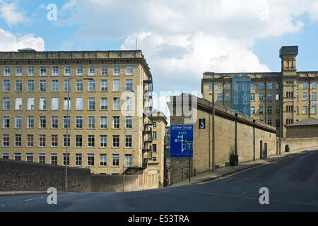 Dean Clough Mill Komplex, Halifax, West Yorkshire, England UK Stockfoto
