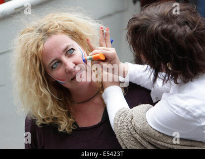 Könige Tag, Amsterdam, Niederlande Stockfoto