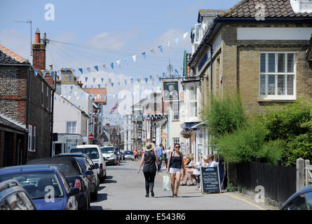 Southwold Suffolk UK Juli 2014 - Ansichten rund um den Badeort Suffolk Southwold The Lord Nelson Pub Stockfoto