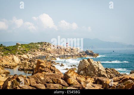 Strand von Ly Sohn Island, Vietnam Stockfoto