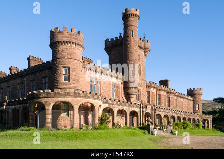 Kinloch Castle, ehemalige Jagdschloss des Lancashire industriellen Sir George Bullough, Kinloch, Isle of Rum, Scotland, UK Stockfoto