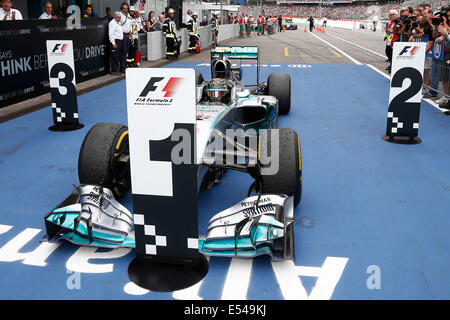 Hockenheim, Deutschland. 20. Juli 2014. Formel 1: Großer Preis von Deutschland. Bildnachweis: Dpa picture Alliance/Alamy Live News Stockfoto