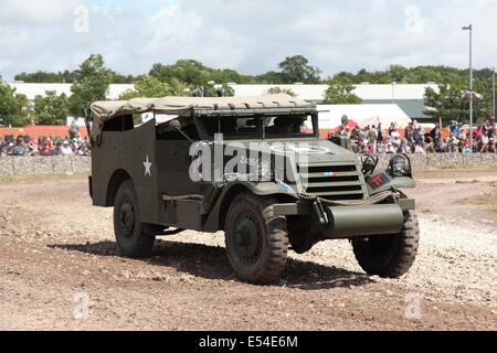 Amerikanische Stab-Auto - Bovington Tankfest 2014 Stockfoto