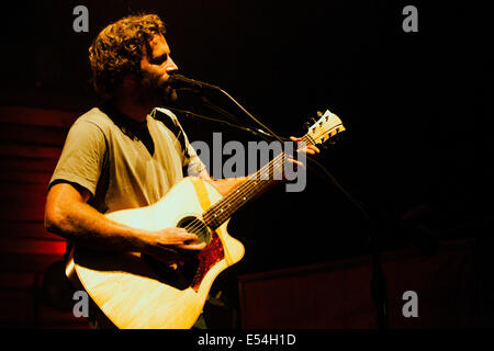 Eventim Apollo, Hammersmith, London, UK, 20. Juli 2014, Jack Johnson auf Tour bei der Eventim Apollo London, Jack Johnson, Kredit: Richard Soans/Alamy leben Nachrichten Stockfoto