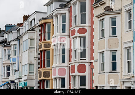 Aberdovey Aberdyfi Wales Straßenszene Stockfoto