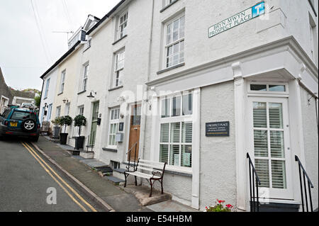 Aberdovey Aberdyfi Wales Straßenszene Stockfoto