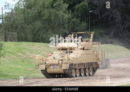 BAe Systeme Krummsäbel 2 (TES) - Bovington Stockfoto