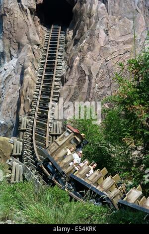 Expedition Everest. Disneys Tierkönigreich. Stockfoto