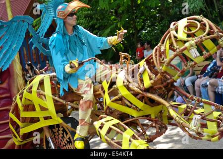 Mickys Jammin ' Dschungel-Parade. Disneys Tierkönigreich Stockfoto