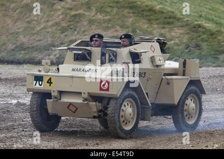 Daimler Dingo Scout Auto Mark II - Bovington Tankfest 2014 Stockfoto