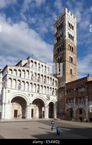 Duomo di San Martino, Lucca, Toskana, Italien, Europa Stockfoto